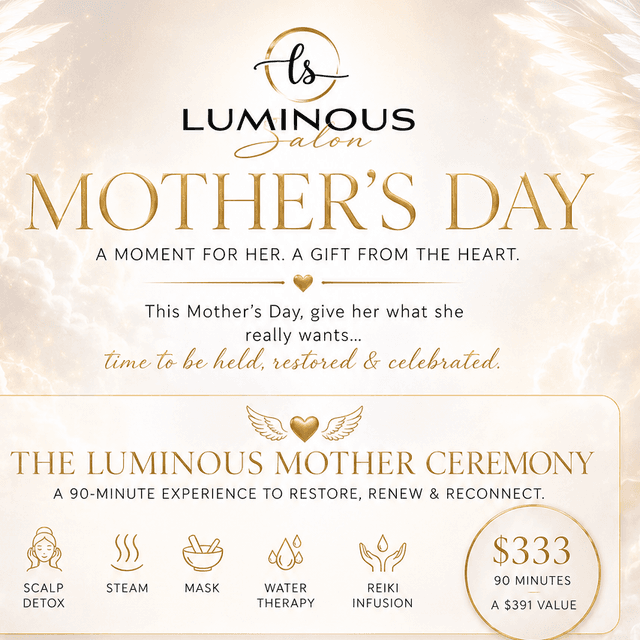 Mother’s Day Ceremony at Luminous Salon - Head Spa & Reiki Healing in South Easton, MA